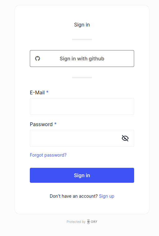 kratos_login_page_with_github_button